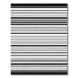 Bold Geometric Modern Bold Black White Horizontal Stripe Area Rug