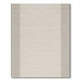 Beige Taupe Striped Woven Area Rug