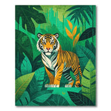 Majestic Jungle Tiger Area Rug