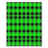 Shamrock Buffalo Check Green Black Area Rug