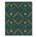 Rainbow Geometric Area Rug