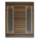 Tribal Polka Dot Stripe Woven Area Rug