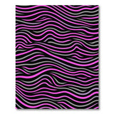 Multi-color and Patterns Wavy Pink Grey Abstract Area Rug