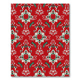 Red Red Traditional Persian Floral Area Rug