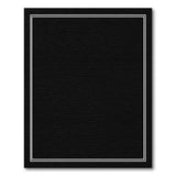 Black and White Black White Geometric Border Area Rug