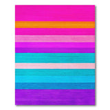 Geometric Modern Multi-color and Patterns Vibrant Multi-Color Striped Area Rug