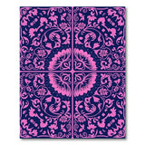 Traditional Persian Pink Pink Floral Medallion Persian Area Rug