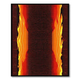 Fiery Flames Red Area Rug