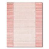 Geometric Modern Blush Pink Vertical Stripe Area Rug