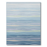 Blue Wave Layers Coastal Area Rug