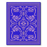 Purple Ornate Persian Floral Area Rug