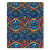 Vibrant Adventure Wheels Area Rug