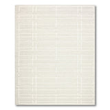 Modern Beige Grid Line Area Rug