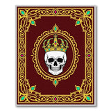 Royal Crowned Skull Area Rug