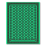 Intricate Teal Persian Motif Area Rug