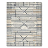 Grey Geometric Modern No. 2 Area Rug