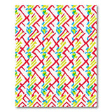 Vibrant Multi-Color Geometric Modern Area Rug