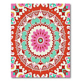 Vibrant Boho Mandala Area Rug