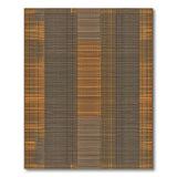 Brown and Tan Brown Tan Woven Stripe Area Rug