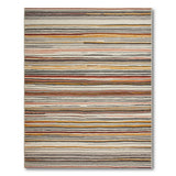 Multi-color and Patterns Multi-Color Horizontal Stripe Area Rug