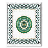 Green Emerald Mandala Persian Area Rug
