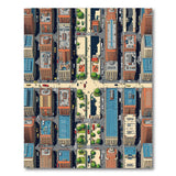 Aerial Urban Cityscape Intersection Rug