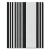 Bold Black White Vertical Stripe No. 18 Area Rug