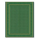 Geometric Modern Green Emerald Green Geometric Modern Area Rug