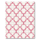 Pink Moroccan Trellis Area Rug