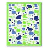 Playful Cartoon Cat Abstract Area Rug