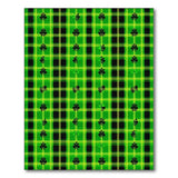 Lucky Shamrock Green Plaid Area Rug