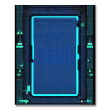 Neon Circuit Board Area Rug