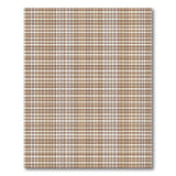 Brown and Tan Plaid Brown Tan Plaid Rustic Farmhouse Area Rug