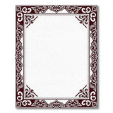 Ornate Traditional Persian Red Border Rug
