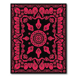Hot Pink Mandala Persian Area Rug