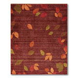 Multi-color and Patterns Autumn Leaves Multi-Color Area Rug