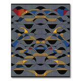Geometric Multi-Color Abstract Area Rug