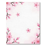 Pink Blush Pink Cherry Blossom Floral Rug