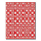 Classic Red Gingham Checkered Rustic Farmhouse Area Rug