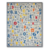 Playful Multi-Color Alphabet Letters Rug