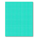 Teal Dot Grid Geometric Area Rug