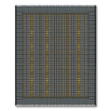 Grey Gold Tribal Grid Area Rug