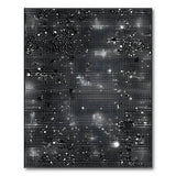 Modern Black White Dot Grid Area Rug
