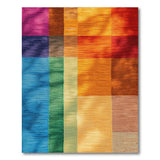 Vibrant Multi-Color Geometric Block Area Rug