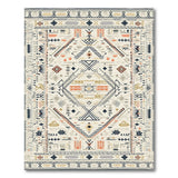 Heritage Tribal Geometric Beige Beige and Neutral Area Rug