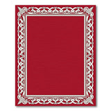 Red Border Ornate Red Persian Border Area Rug