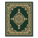 Traditional Persian Green Ornate Emerald Green Gold Persian Area Rug