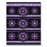 Purple Starburst Southwestern Area Rug
