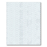 Light Blue Geometric Checkered Washable Area Rug
