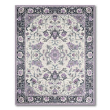 Purple Floral Vintage No. 17 Area Rug